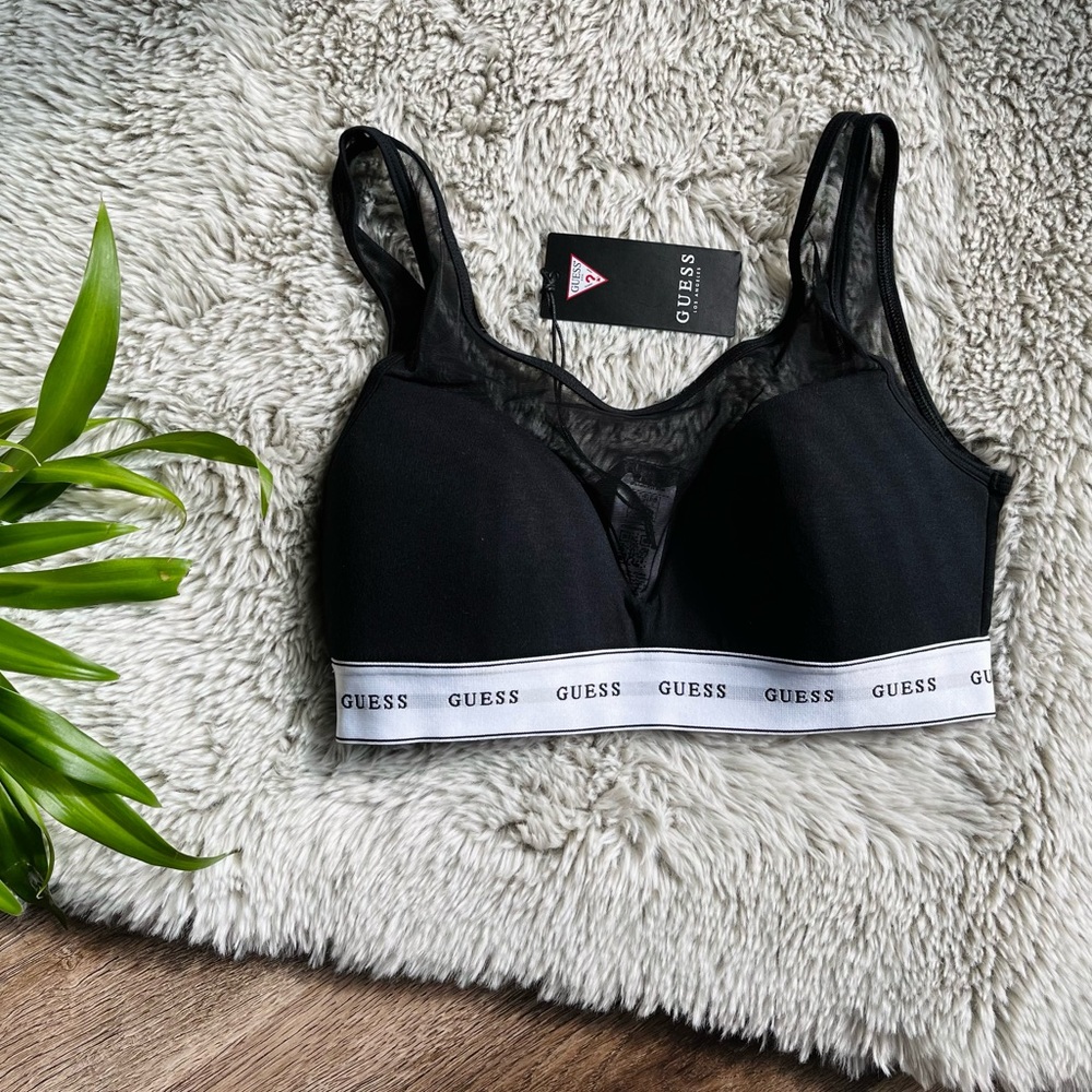 NWT Guess Padded Mesh Bralette